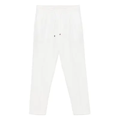 BRUNELLO CUCINELLI - Linen Blend Drawstring Trousers