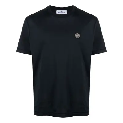 STONE ISLAND - Logo Cotton T-shirt