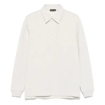 TOM FORD - Cotton Blend Polo Shirt