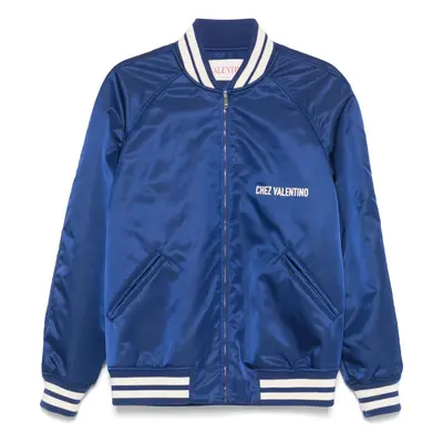 VALENTINO - Logo Nylon Bomber Jacket