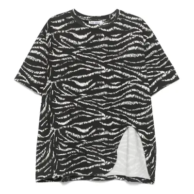 THE ATTICO - Zebra Print Cotton T-shirt