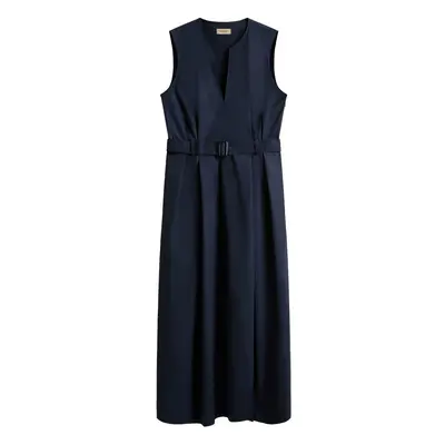 WOOLRICH - Cotton Long Belted Dress