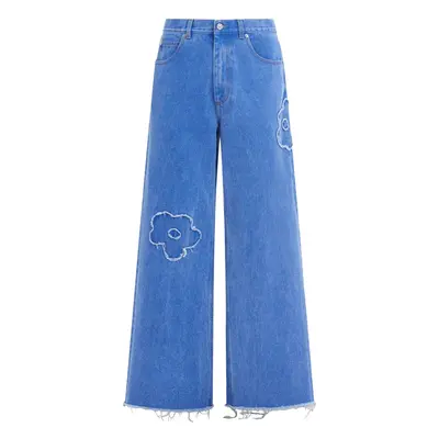 MARNI - Embroidered Denim Jeans