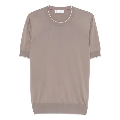 BRUNELLO CUCINELLI - Cotton Knitted T-shirt