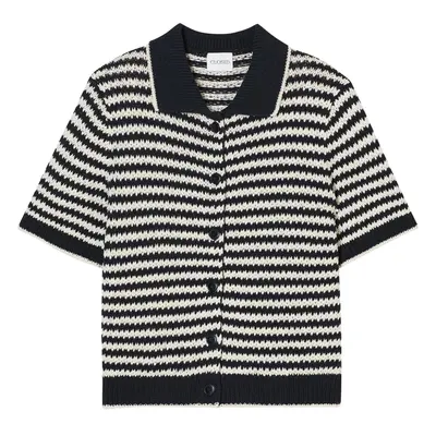 CLOSED - Striped Cotton Cardigan