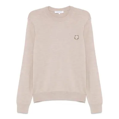 MAISON KITSUNE' - Bold Fox Head Wool Jumper