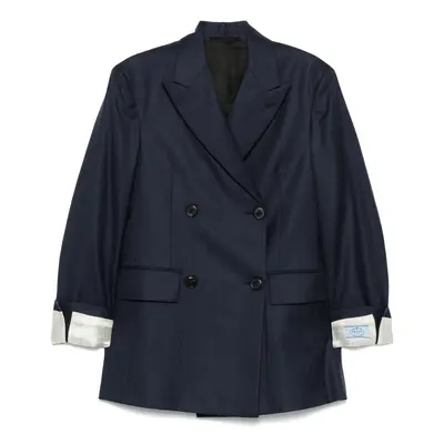 PRADA - Prinstripe Wool Blazer Jacket