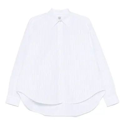 TOTEME - Striped Organic Cotton Shirt