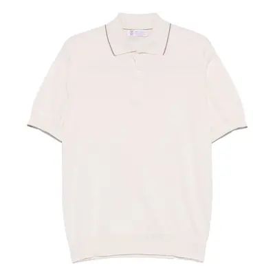 BRUNELLO CUCINELLI - Cotton Knitted Polo Shirt