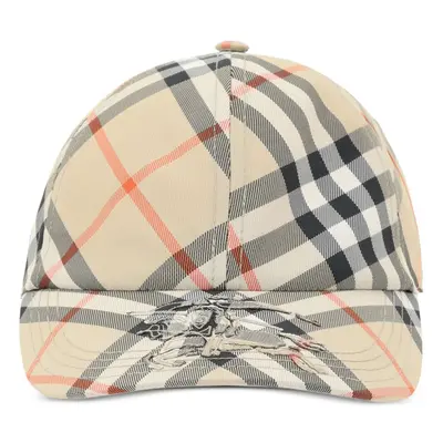 BURBERRY - Ekd Checkered Baseball Cap