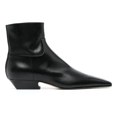 KHAITE - Marfa Leather Ankle Boots