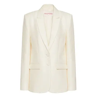 VALENTINO - Toile Iconographe Wool And Silk Blend Blazer Jacket