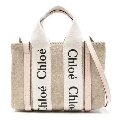 CHLOÉ - Woody Mini Canvas Tote