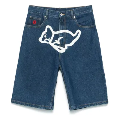 ICECREAM - Running Puppt Denim Shorts