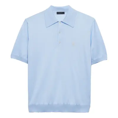 PRADA - Logo Wool Polo Shirt