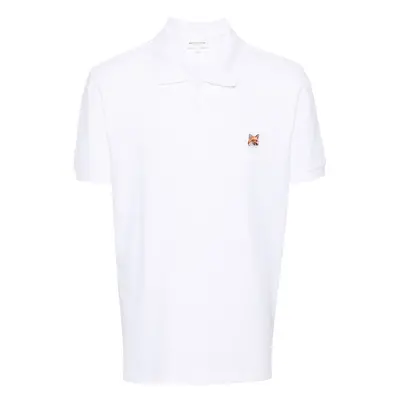 MAISON KITSUNE' - Fox Head Cotton Polo Shirt