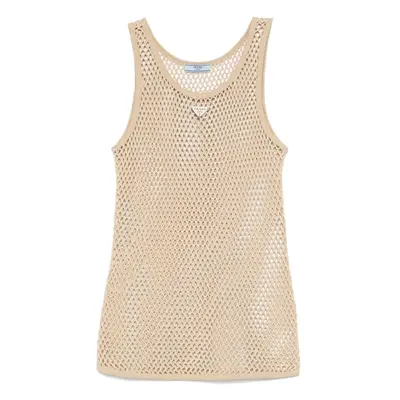 PRADA - Open-knit Tank Top