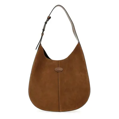 TOD'S - Di Bag Small Suede Leather Hobo Bag