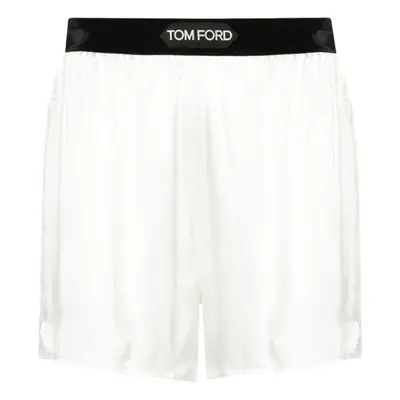 TOM FORD - Logo Silk Shorts