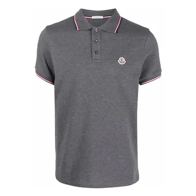 MONCLER - Logo Cotton Polo Shirt