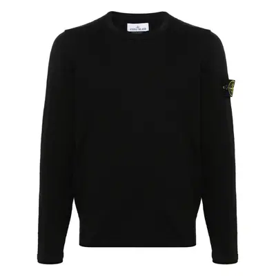 STONE ISLAND - Logo Organic Cotton Sweater