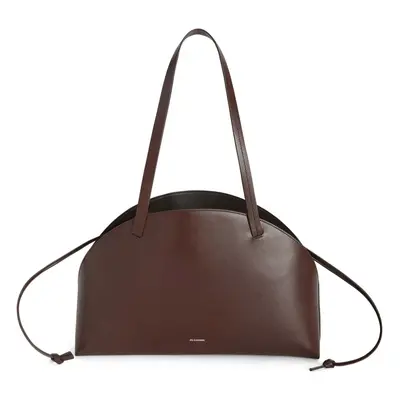 JIL SANDER - Curve Medium Leather Shoulder Bag