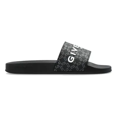 GIVENCHY - Slide Sandals With Embossed Logo