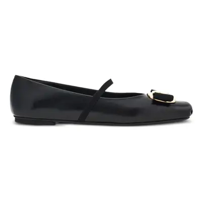 FERRAGAMO - Vara Leather Ballet Flats