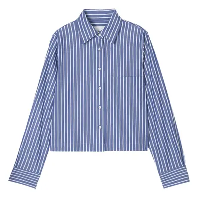 CLOSED - Striped Cropped Shirt