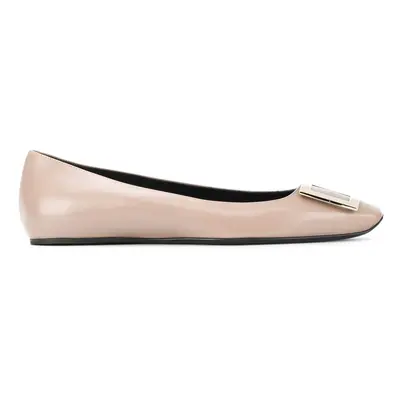 ROGER VIVIER - Trompette Leather Ballet Flats