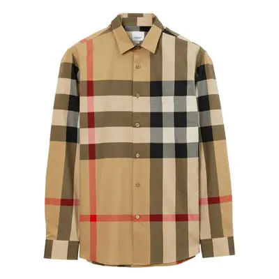 BURBERRY - Check Cotton Shirt