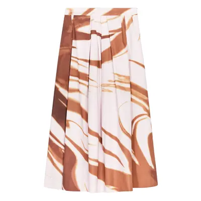 DRIES VAN NOTEN - Soni Printed Midi Skirt