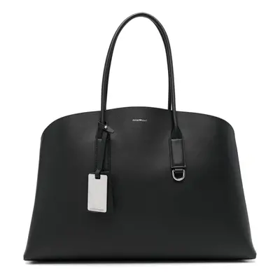 EMPORIO ARMANI - Recycled Leather Large Tote Bag