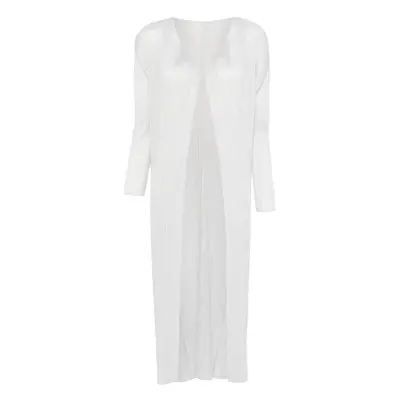 PLEATS PLEASE ISSEY MIYAKE - Pleated Long Cardigan