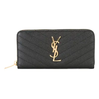 SAINT LAURENT - Cassandre Leather Continental Wallet