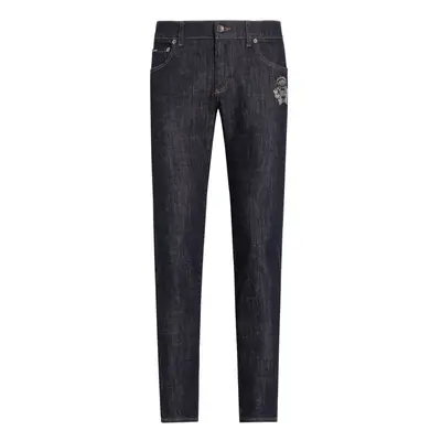 DOLCE & GABBANA - Skinny Jeans With Logo