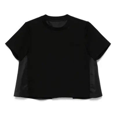 SACAI - Cotton And Nylon T-shirt