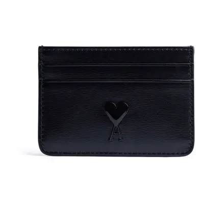 AMI PARIS - Leather Credit Card Case