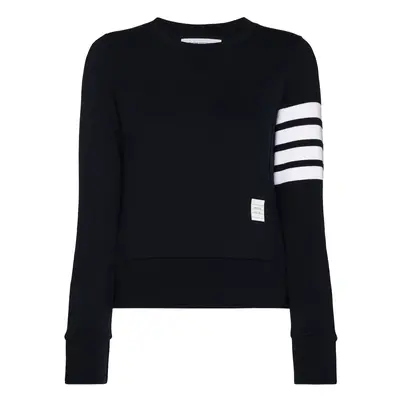 THOM BROWNE - 4bar Cotton Sweatshirt