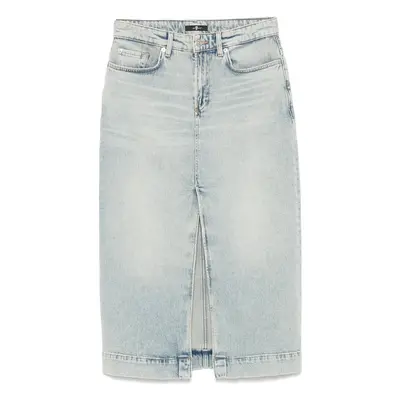 7 FOR ALL MANKIND - Amber Denim Cotton Skirt