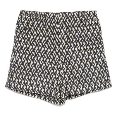 VALENTINO - Toute La V Linen Shorts