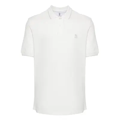 BRUNELLO CUCINELLI - Logo Cotton Polo Shirt