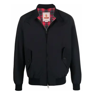 BARACUTA - 'g9' Bomber Jacket With Check Lining