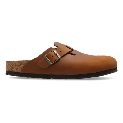 BIRKENSTOCK - Boston Oiled Leather Slippers