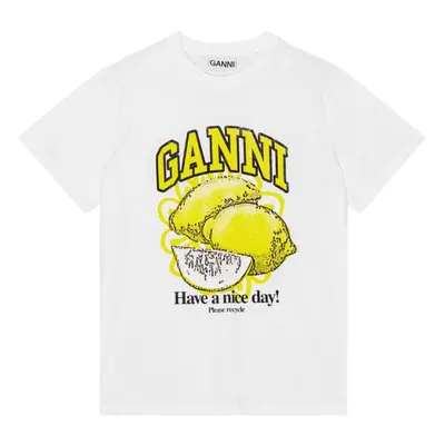 GANNI - Printed Cotton T-shirt