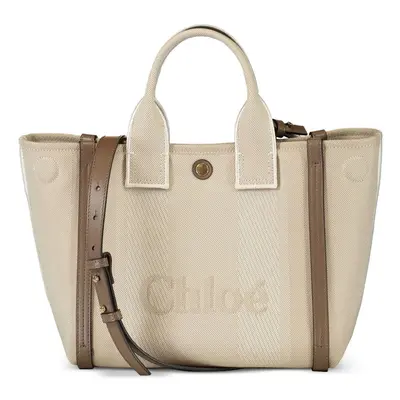 CHLOÉ - Chloé Carry Small Canvas Tote