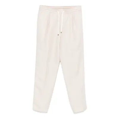 BRUNELLO CUCINELLI - Linen Blend Drawstring Trousers