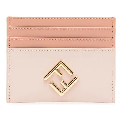 FENDI - Ff Diamonds Leather Card Case