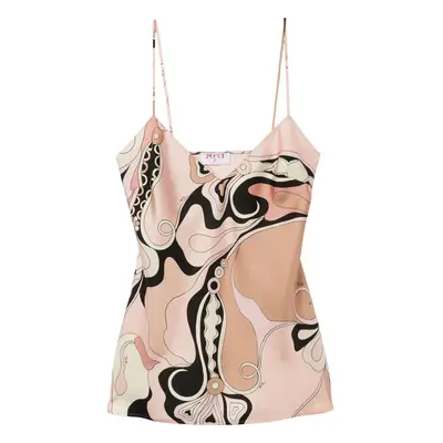 PUCCI - Printed Silk Top