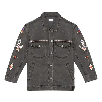 MARANT ETOILE - Manona Embroidered Denim Jacket